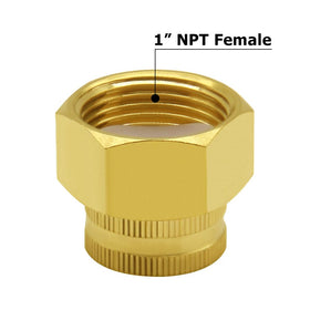 Hooshing adapter ready for simple hand-tight installation