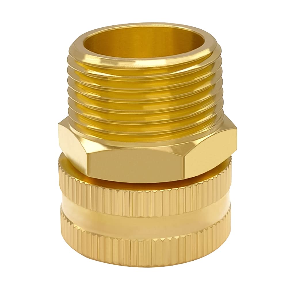 Hooshing 3-pack brass connectors packaged for easy daily use.