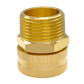 Hooshing 3-pack brass connectors packaged for easy daily use.