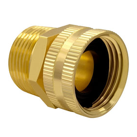 Hooshing adapter with washers, ensuring a tighter, leak resistant fit.