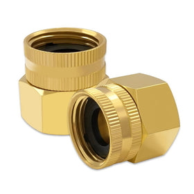 Hooshing brass garden hose adapter swivel for flexible connection and quick setup.