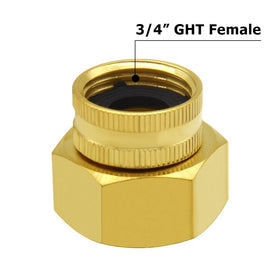 Hooshing brass connector with washers included for leak-free operation