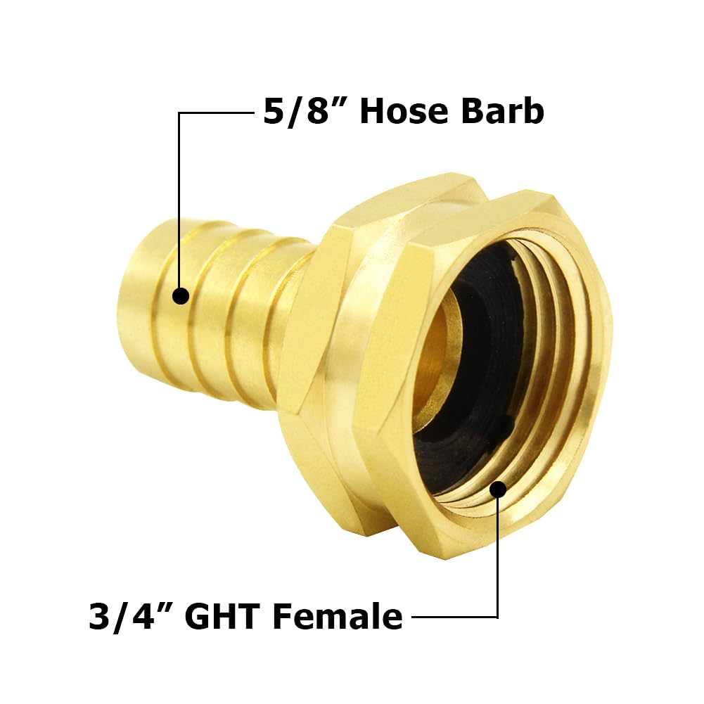 Hooshing gasket and stainless steel clamps secure hose joints during use