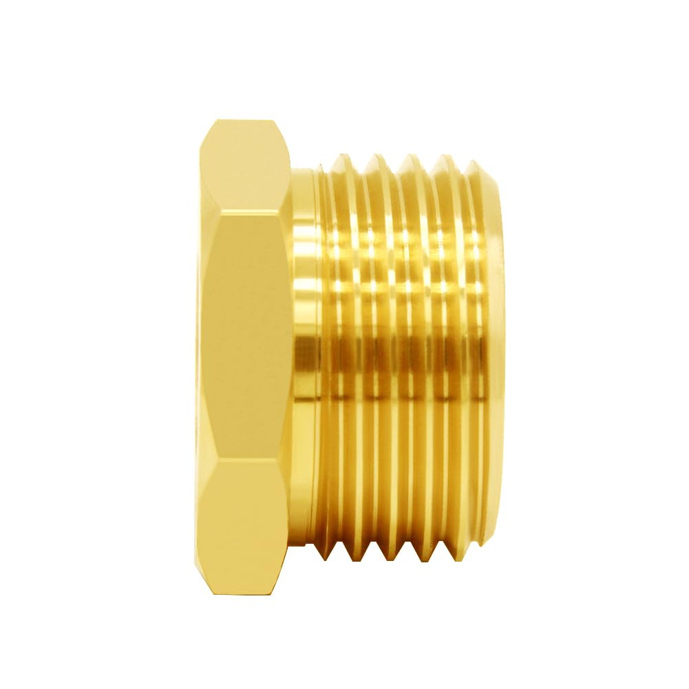 Hooshing brass hex bushing enables easy tightening and leak-free joins.