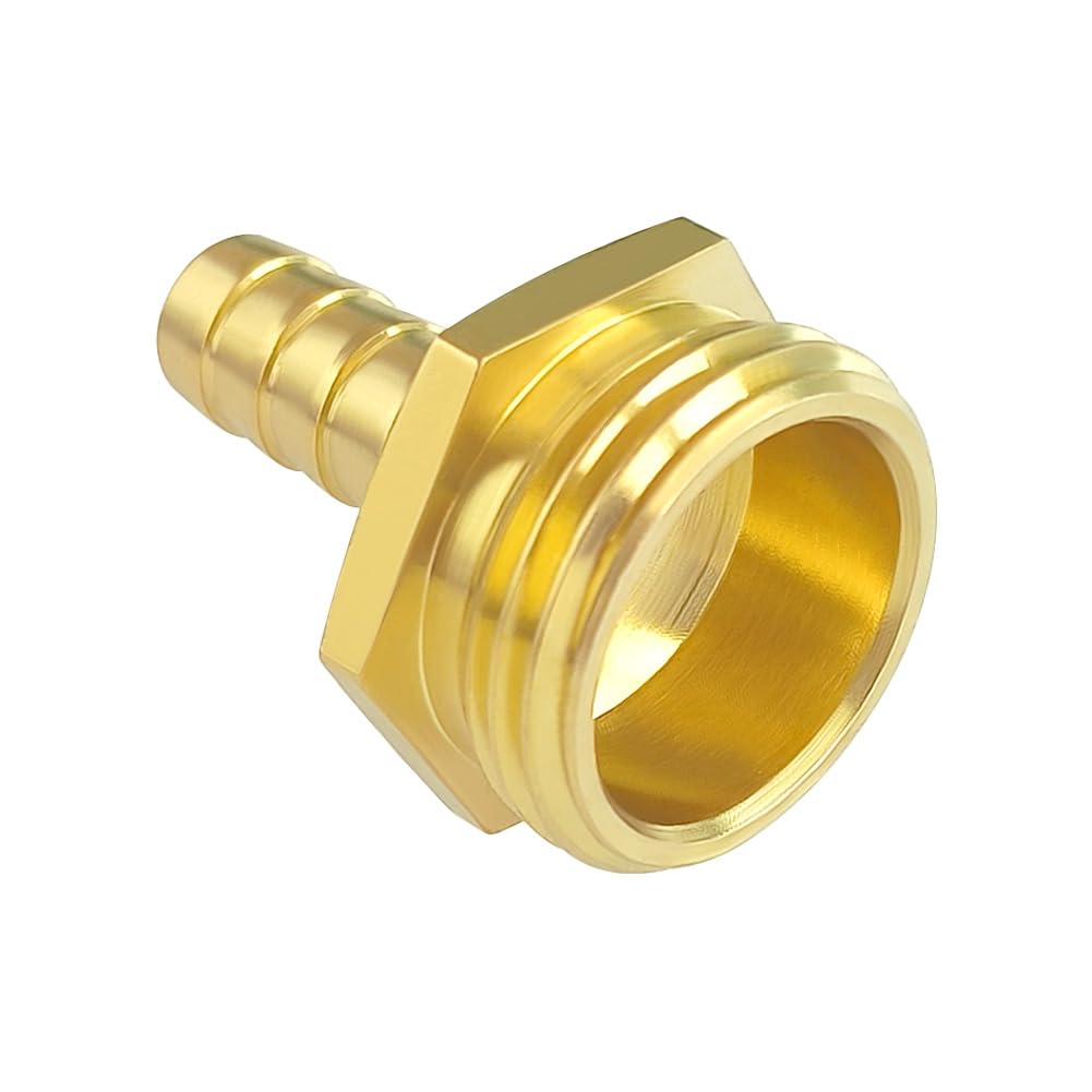 Hooshing 3/4-inch GHT quick connection for garden hoses.