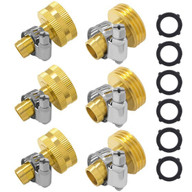 Hooshing brass hose mender 3-8 inch connector for quick, durable repairs.