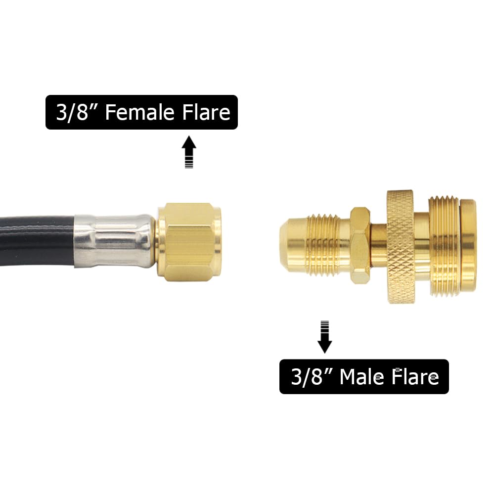 Hooshing brass propane adapter offers durable corrosion resistance