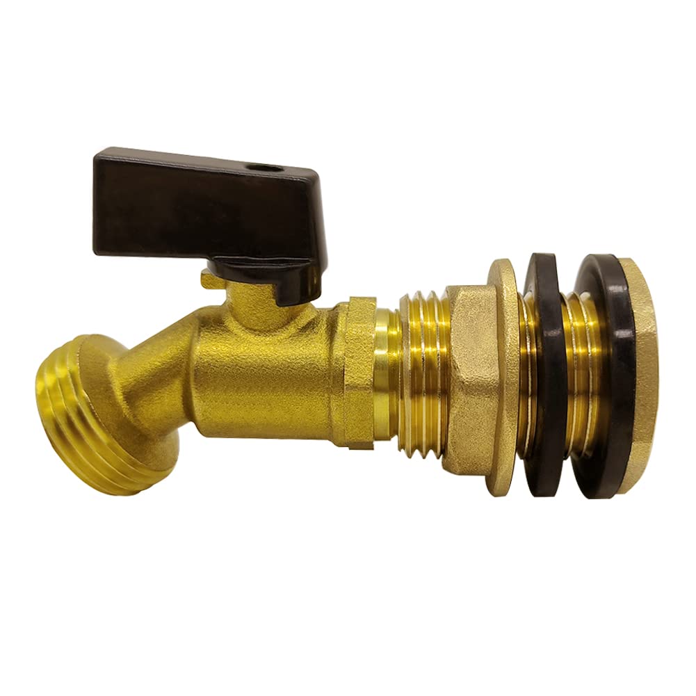 Hooshing brass spigot back mount for discreet installation.