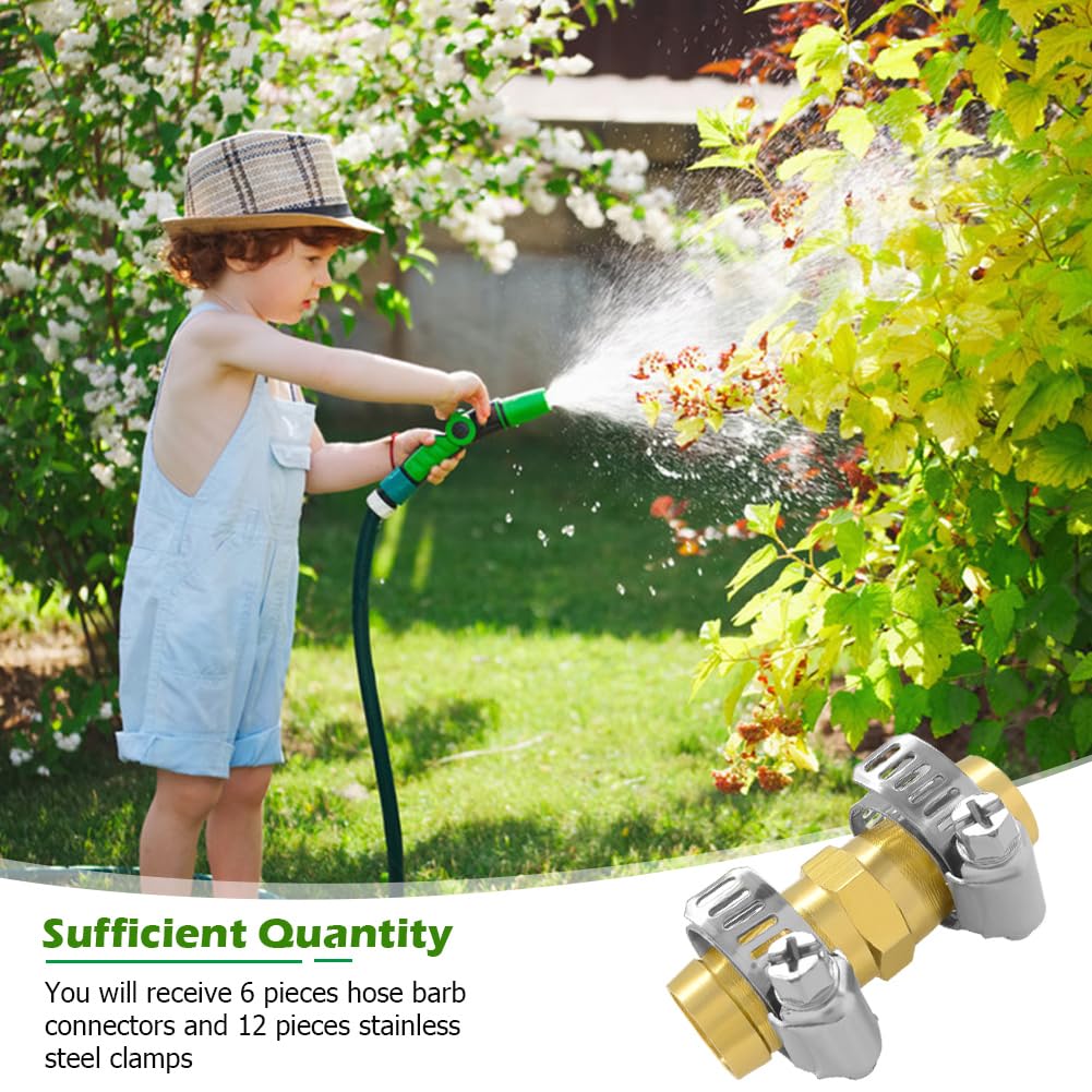 Hooshing garden hose extension and repair setup with compatible fittings.