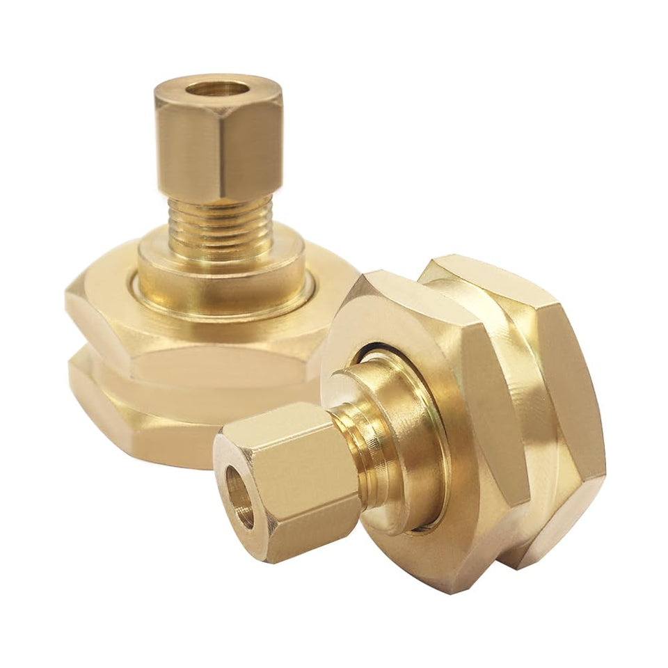 Hooshing GHT to compression brass adapters assembly for easy garden hose connections.