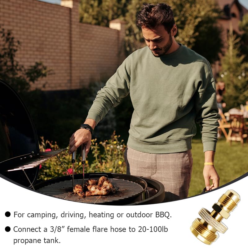 Hooshing adapter ideal for camping grills and stoves for outdoor cooking