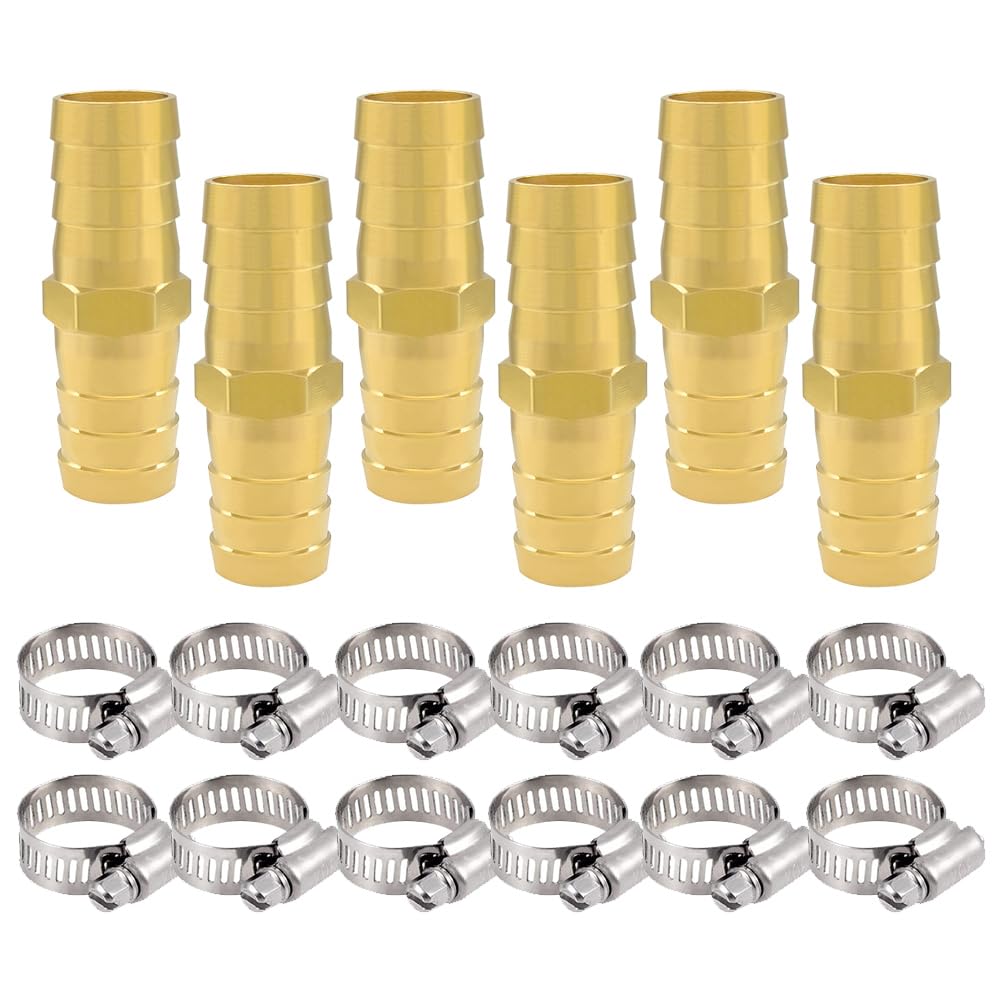 Hooshing stainless steel clamps for leak-free hose connections.