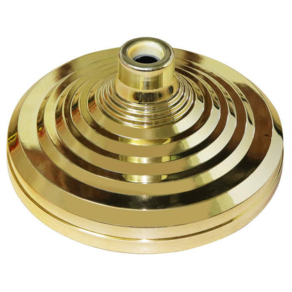 HOOSUN base stand with gold finish for elegant indoor flag display