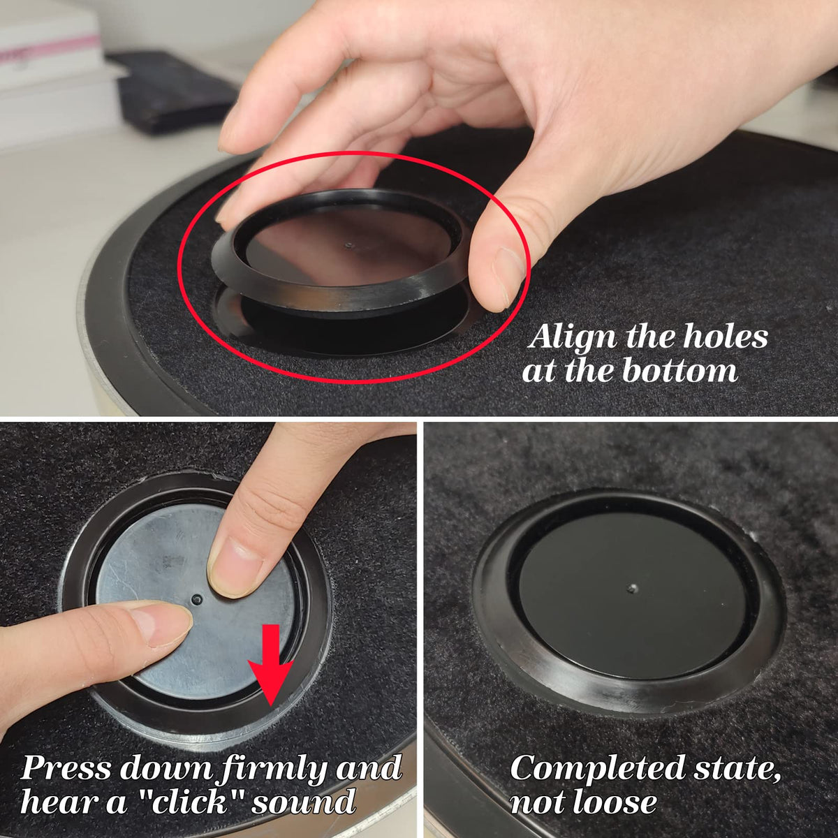 HOOSUN base stand complements home or office decor and events