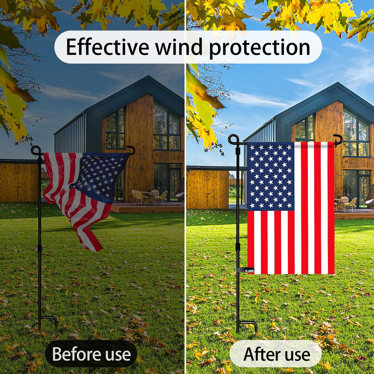 HOOSUN easy-to-install flag accessories for fast seasonal displays
