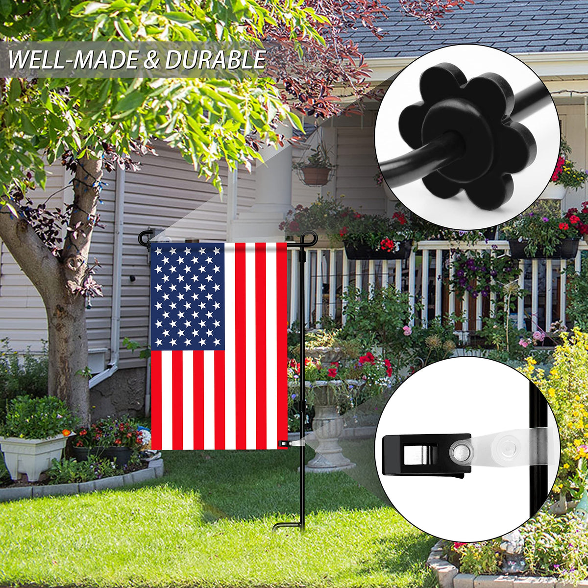 HOOSUN easy-installation tools for quick flag setup
