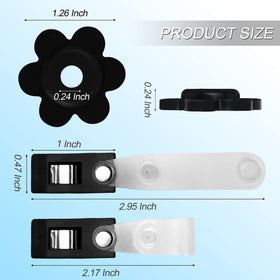 HOOSUN flag stand connector clip keeps banners aligned in breeze