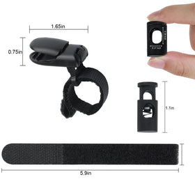 HOOSUN flag holder accessories kit includes ten clips and ten stoppers for many setups.