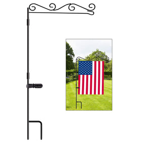 HOOSUN two-pack flag stands for multiple outdoor spots