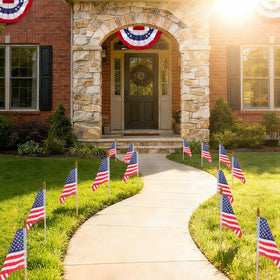HOOSUN outdoor patriotic flags weatherproof and unfadeable