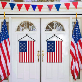 HOOSUN wall flag holder assembly; quick setup for easy seasonal displays.