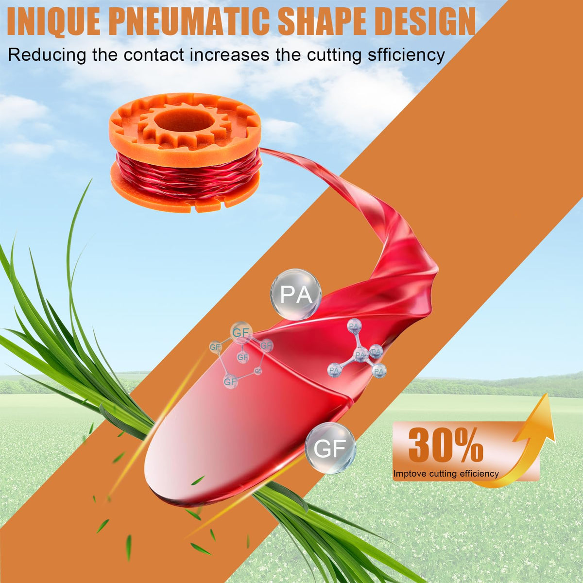 HOOTO ABS spool body highlighting sturdy construction