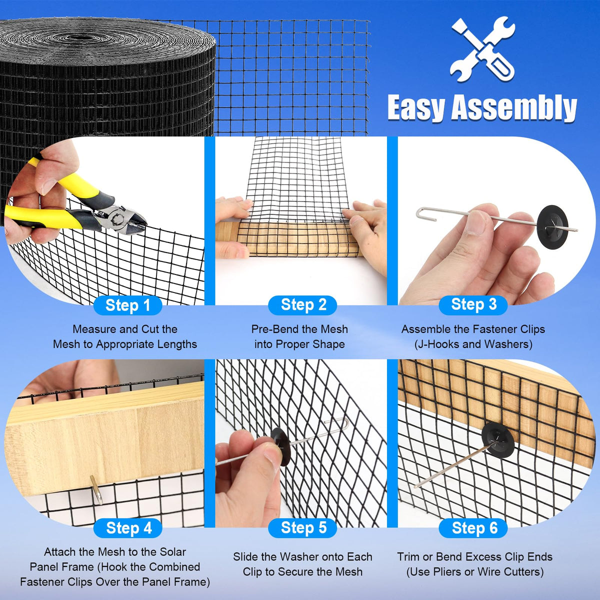 Hoqqf PVC-coated wire mesh stays flexible in harsh weather.