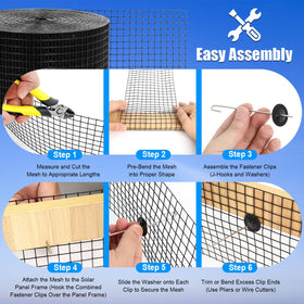 Hoqqf PVC-coated wire mesh stays flexible in harsh weather.
