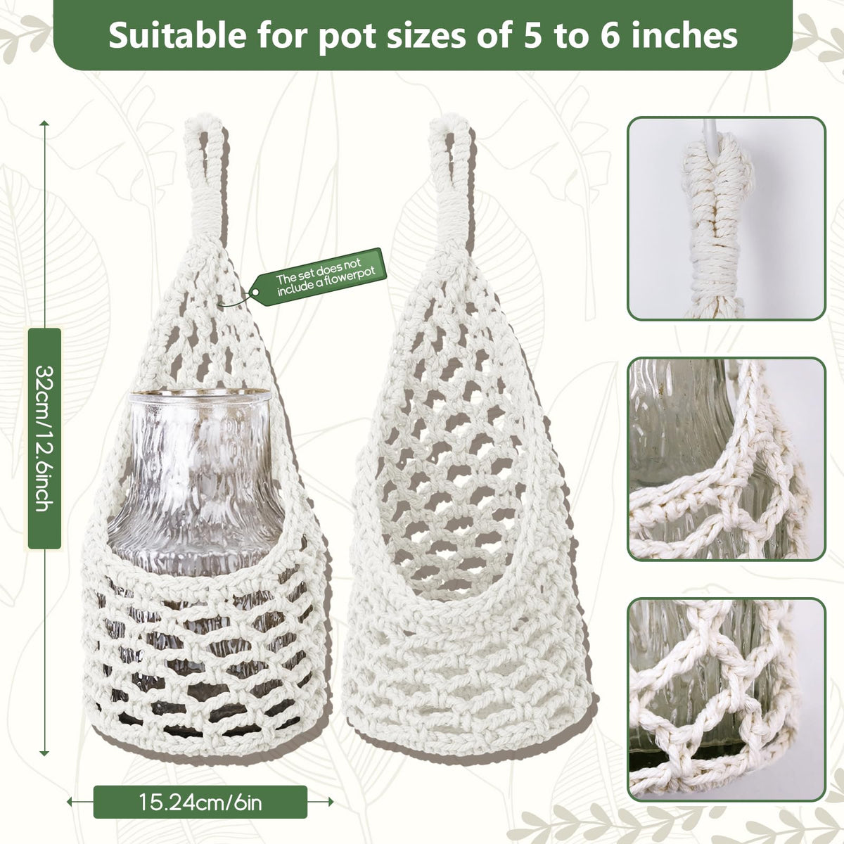 HOREAKHJ indoor-outdoor hanging planter shown in a cozy corner.