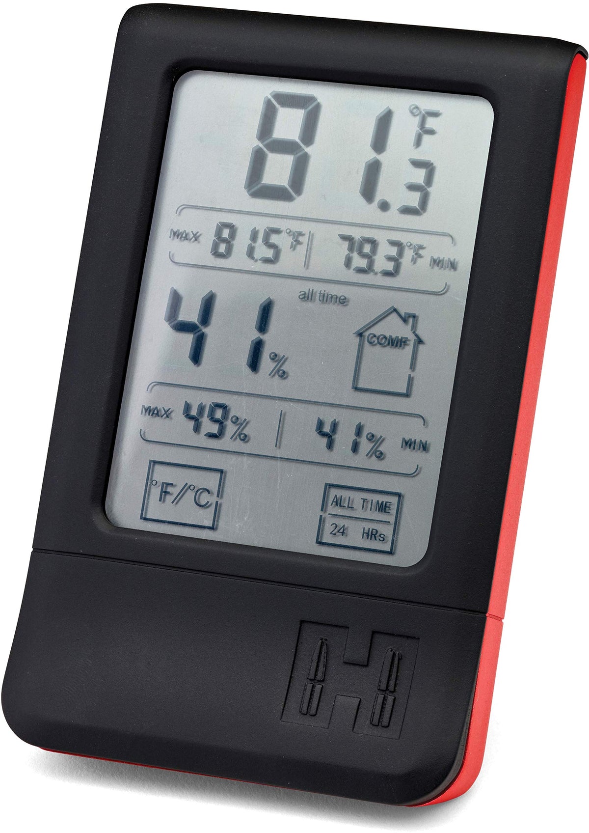 Hornady Digital Hygrometer temperature-humidity readings provide real-time data.