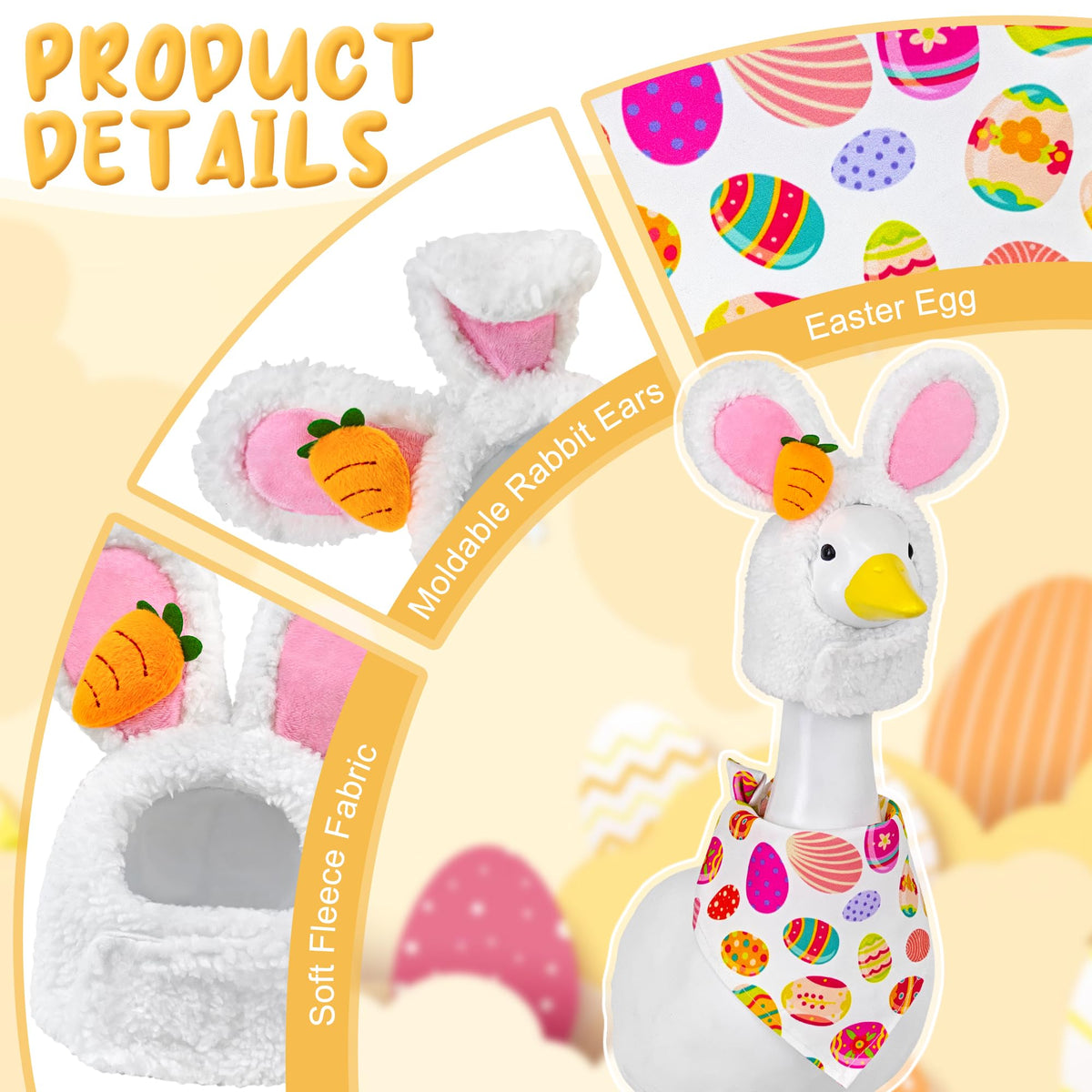 Horolam fleece-lined bunny ears feel soft and cozy outdoors.