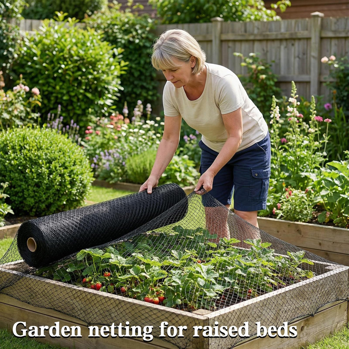 HORTIFAN Bird Netting guards ponds from leaves and debris