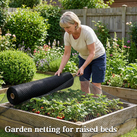 HORTIFAN Bird Netting guards ponds from leaves and debris