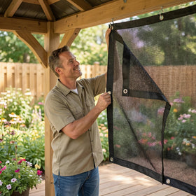 HORTIFAN breathable mesh material promotes airflow and reduces heat buildup.