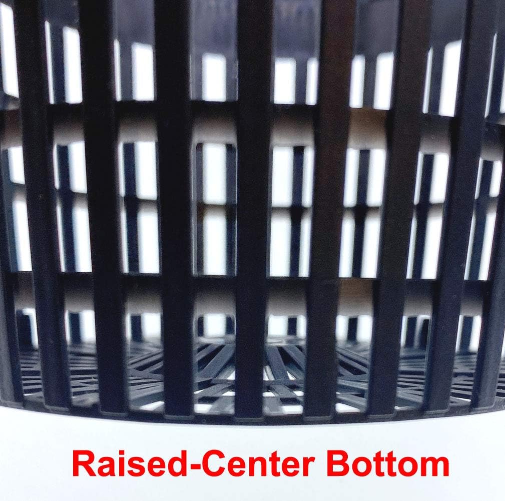 HORTIPOTS 5-inch net pot pack of 10 in black for hydroponics setups