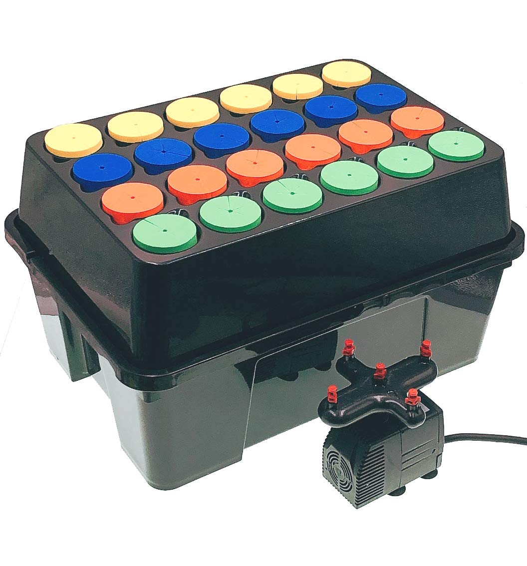 HORTIPOTS Aeroponic Cloner 24-site base for scalable cloning and efficiency.