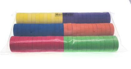 HORTIPOTS Clone Collars multicolor pack fits 2-inch net pots for efficient cloning.