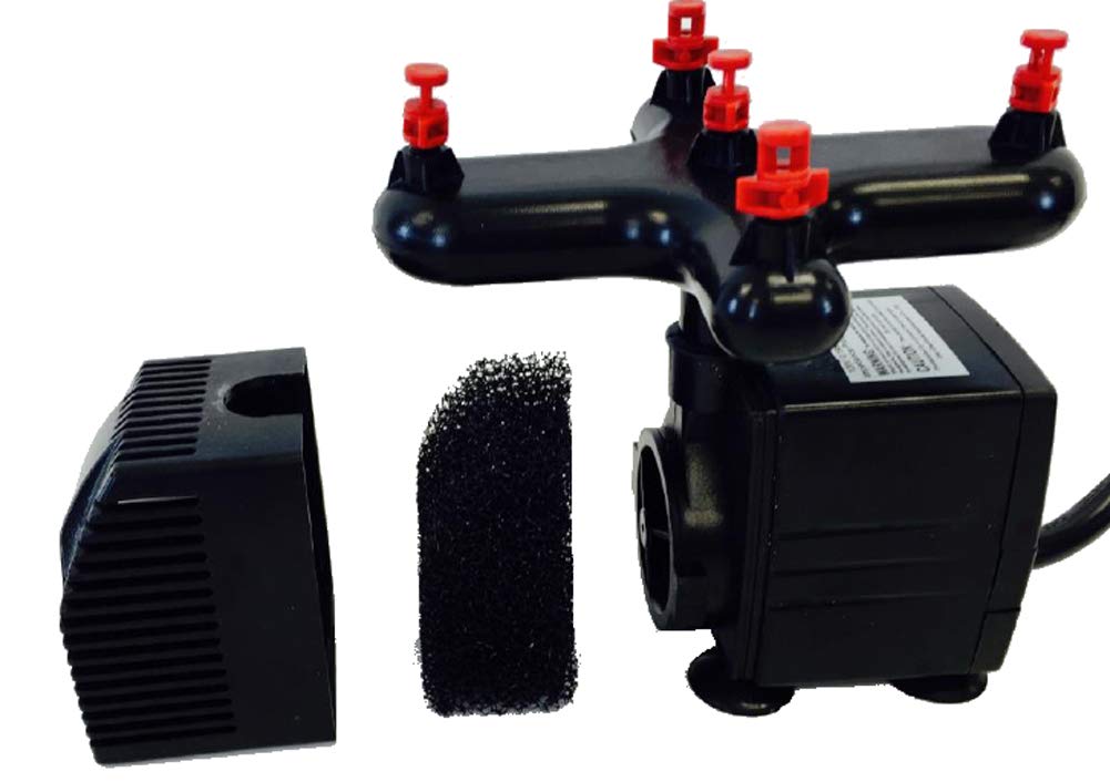 HORTIPOTS clone machine 35-site setup with efficient spray delivery
