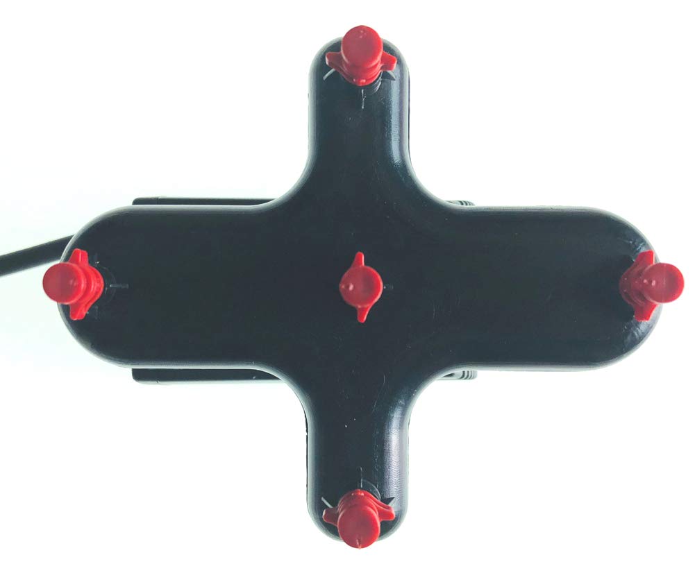HORTIPOTS Clone MD9-35 manifold installed delivers spray coverage for cloning.