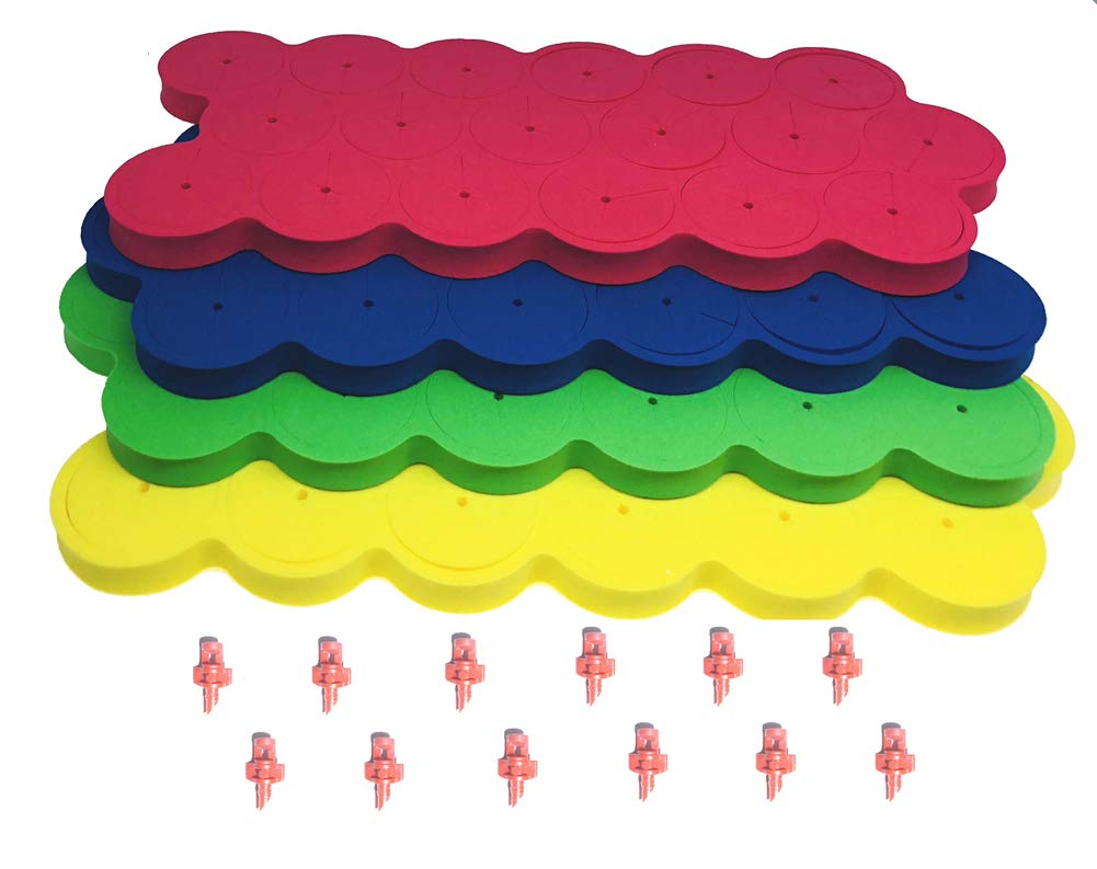 HORTIPOTS cloning collars 72pack with 1.625 inch sizing for precise cloning