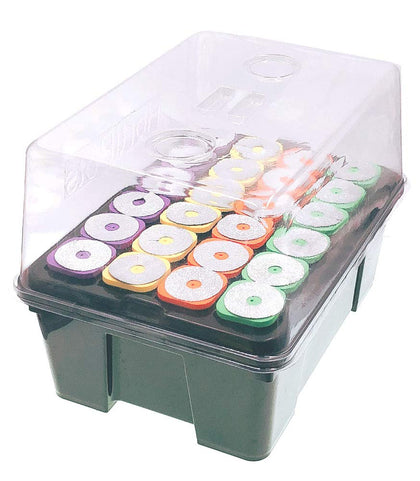 HORTIPOTS DWC Cloner 24-site overview showing propagation system setup
