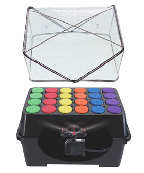 HORTIPOTS spray misters testing ensures consistent misting across sites.