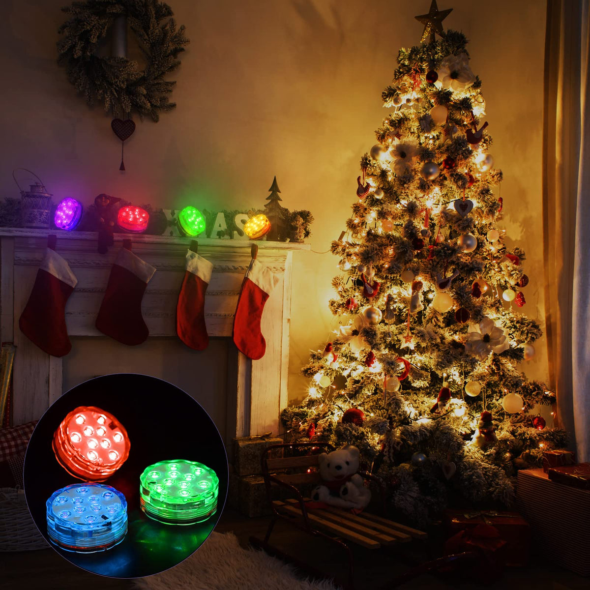 Hortsun LED lights suitable for aquariums, ponds, and decorative displays.
