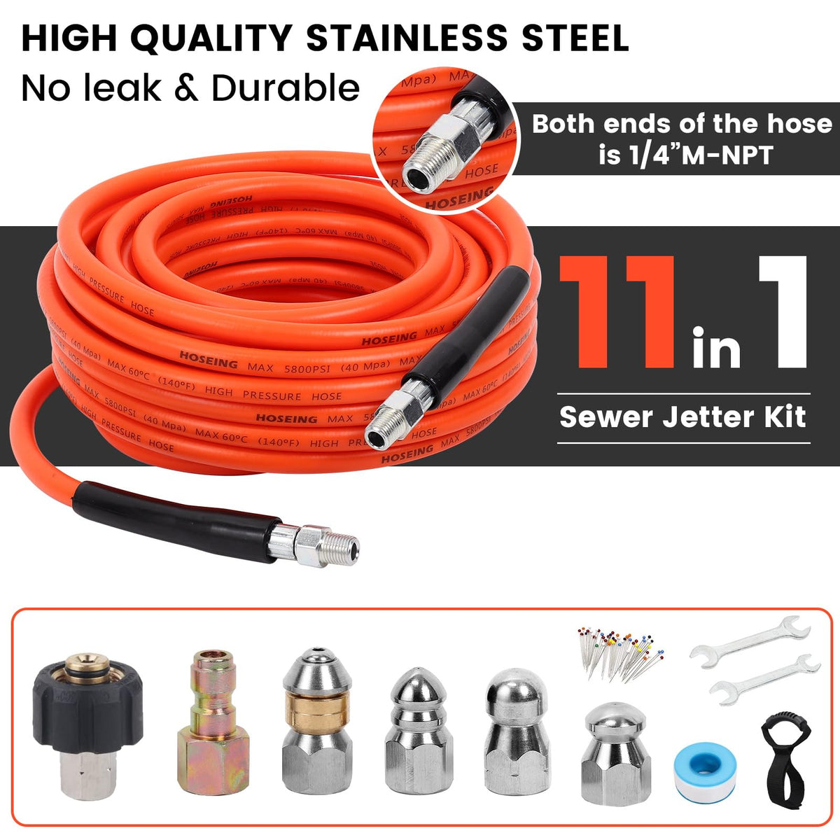 HOSEING quick connect plug for easy tool switching