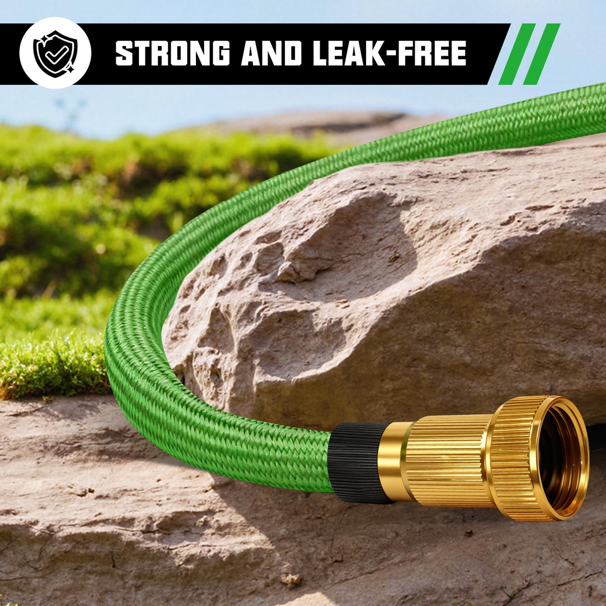 Hosetop all-weather flexibility handles cold and heat confidently.