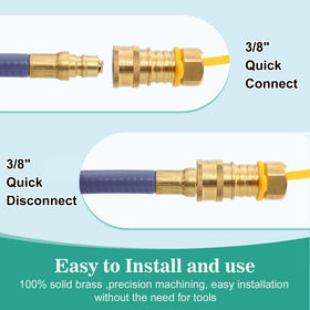 Hosile 5249 quick-connect fittings for easy setup