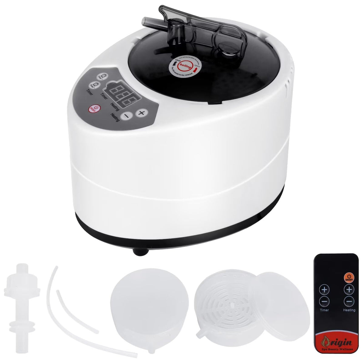Hosoution 3L sauna steamer unit ready for home spa use