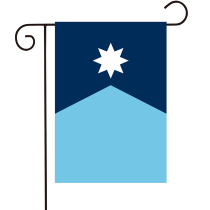 Hostey Minnesota flag double-sided 12x18 for outdoor or indoor display.