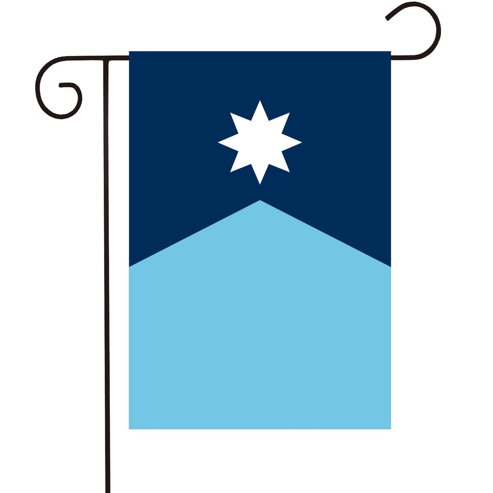 Hostey Minnesota flag double-sided 12x18 for outdoor or indoor display.