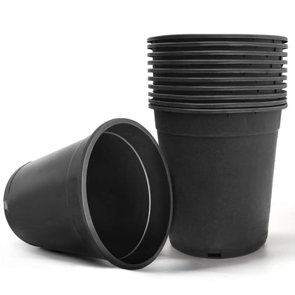 HOSTIC 5 gallon nursery pot with side drainage hole for controlled watering